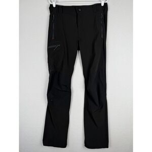 Quechua Forclaz‎ 900 Black Trek Pants Mens 32 Lightweight Zipper Cargo Pocket